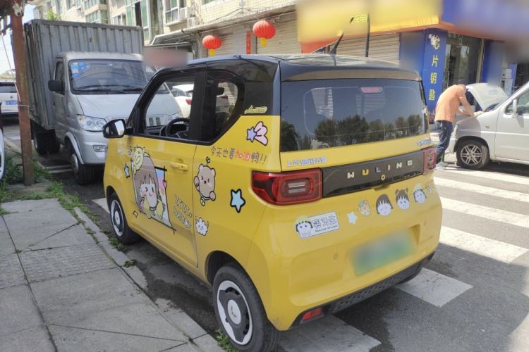 Used Wuling Hongguang MINIEV 2022 Macaron Premium Model – Lithium Iron Phosphate Rear Left 45 Deg