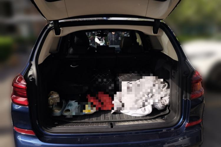 Used BMW X3 2020 xDrive30i Luxury Model with M Sport Package Trunk