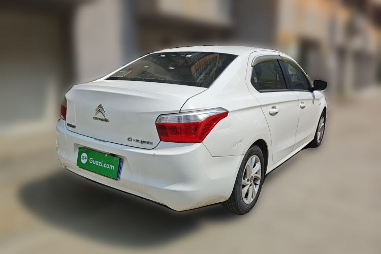 Used Citroen Elysee 2015 Qishang Edition 1.6L Automatic Fashion Model Rear Right 45 Deg