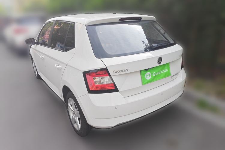 Used Skoda Fabia 2017 1.4L Automatic Car Enjoy Edition Rear Left 45 Deg