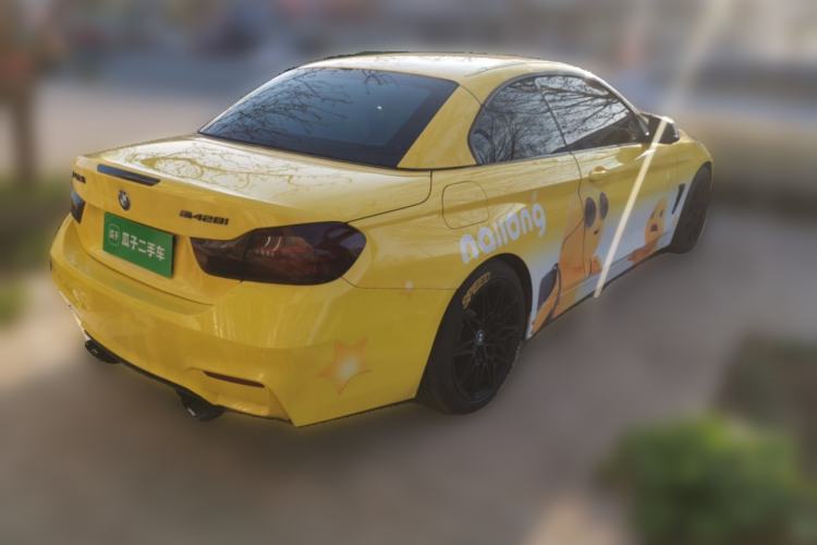 Used BMW 4 Series 2014 428i Convertible Luxury Design Package Rear Right 45 Deg