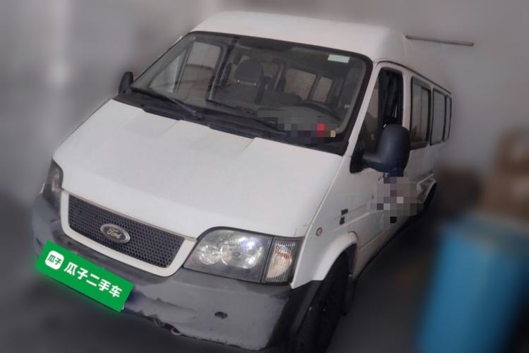 Used Ford Classic Transit 2013 2.8T Refurbished Diesel Ice-White Logistics Vehicle Long Wheelbase Mid-Roof Model JX493ZLQ4