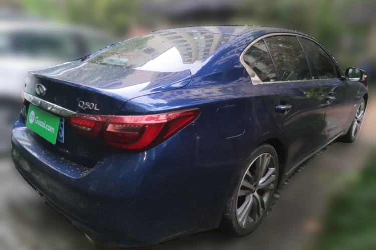 Used Infiniti Q50L 2021 2.0T Enjoyment Sport Edition Rear Right 45 Deg