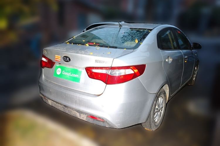 Used Kia K2 2012 Sedan 1.4L MT GLS Commemorative Edition Rear Right 45 Deg