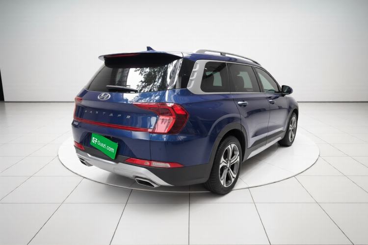 Used Hyundai Santa Fe 2019 380 TGDi DLX Automatic 2WD Prestige Edition China V Emission Standard Rear Right 45 Deg