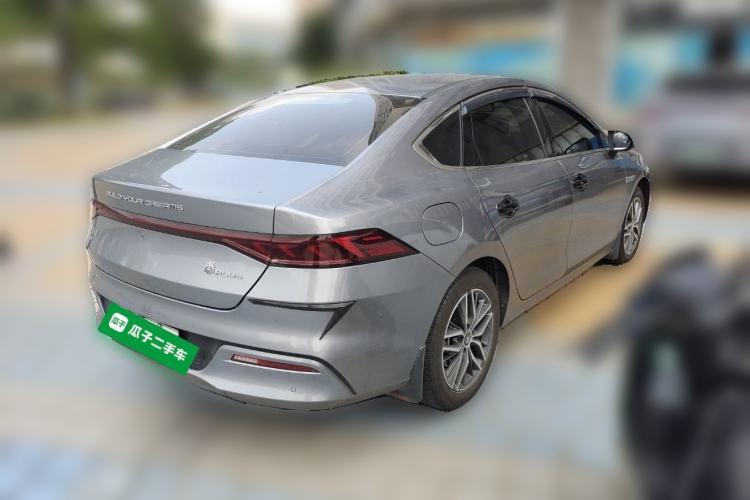 Used BYD Qin PLUS 2021 EV 500KM Luxury Model Rear Right 45 Deg