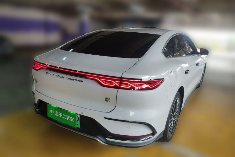 Used BYD Han 2022 DM-i 121KM Prestige Model Rear Right 45 Deg