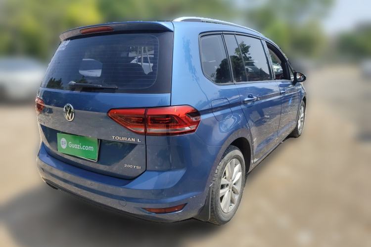 Used Volkswagen Touran 2018 Volkswagen Touran L 280TSI DSG Comfort Edition 7 Seats China VI Standard Rear Right 45 Deg