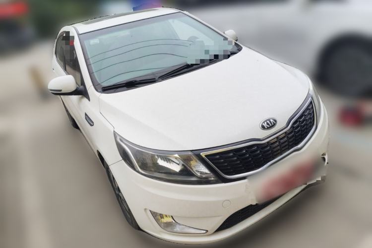 Used Kia K2 2012 Sedan 1.4L MT TOP Commemorative Edition Front Right 45 Deg