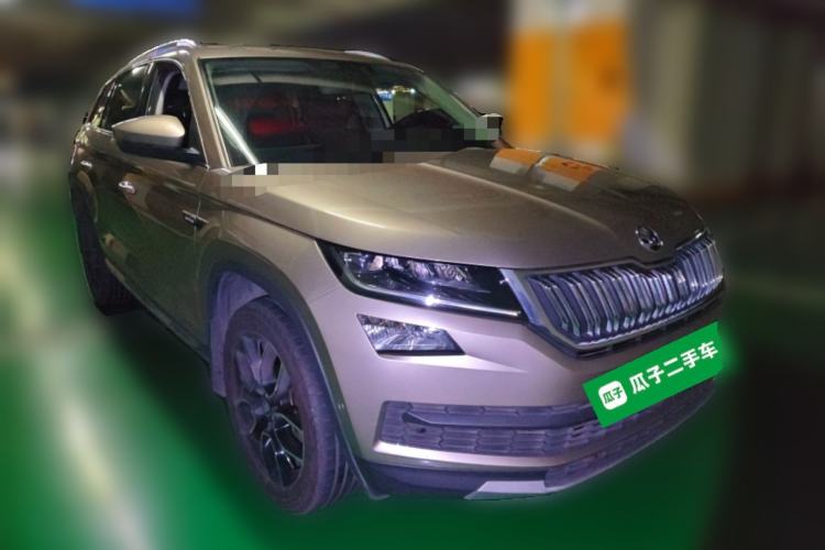 Used Skoda Kodiaq 2019 Facelifted TSI330 7-Seater Two-Wheel-Drive Deluxe Enjoyment Version China V Emission Standard Front Right 45 Deg