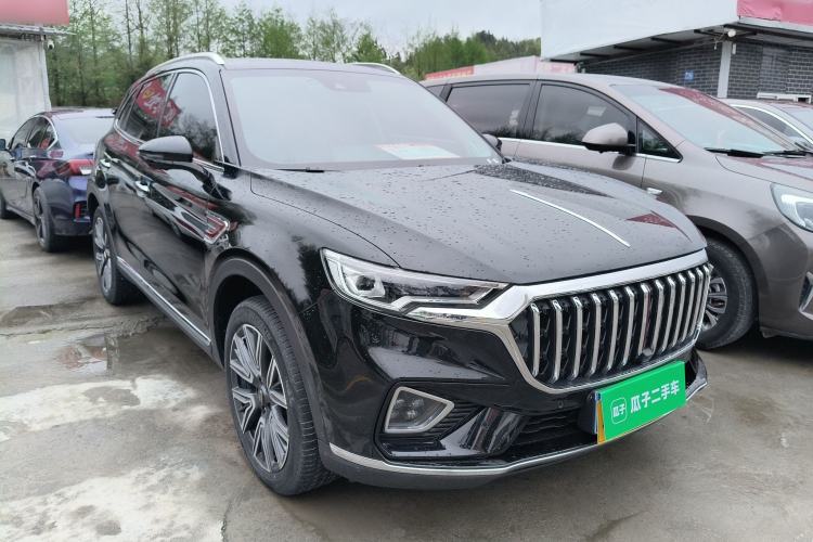 Used Hongqi HS5 2022 Facelifted Version 2.0T Smart Connect Flagship All-Wheel-Drive Edition Front Right 45 Deg