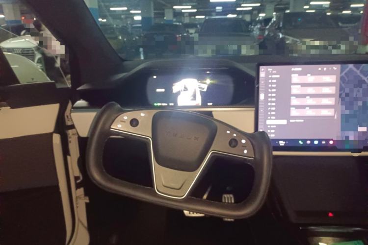 Used Tesla Model X 2023 Three-Motor All-Wheel-Drive Plaid Version Steering Wheel