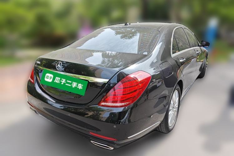 Used Mercedes-Benz S-Class 2014 S 320 L Luxury Model Rear Right 45 Deg