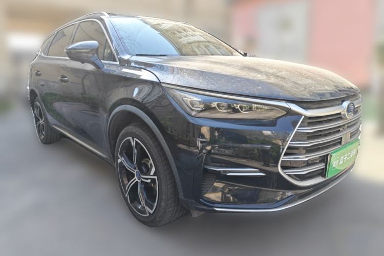 Used BYD Tang New Energy 2021 DM-i 112KM Prestige Model Front Right 45 Deg