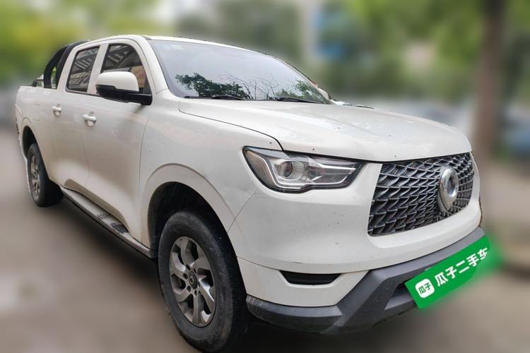 Used Great Wall Poer 2021 2.0T Commercial Version Automatic Diesel Two-Wheel Drive Elite Trim with Long Bed – GW4D20M Front Right 45 Deg