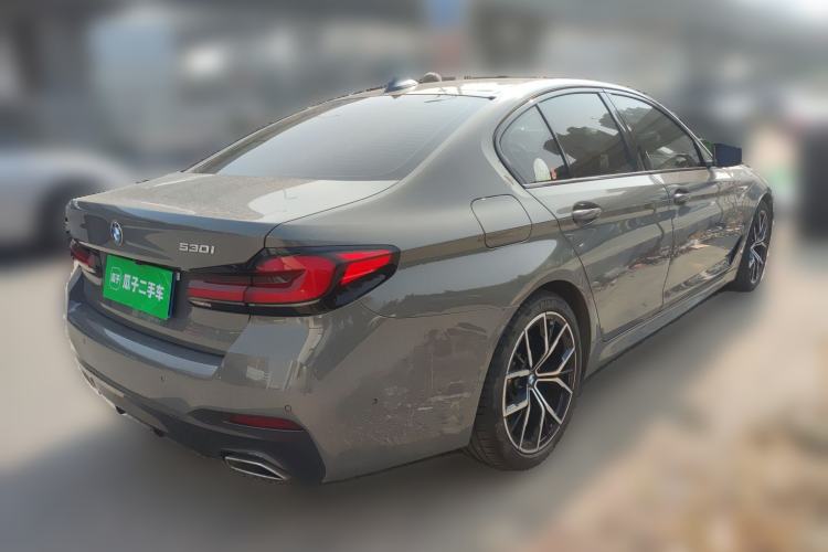 Used BMW 5 Series 2021 530i M Sport Package Rear Right 45 Deg