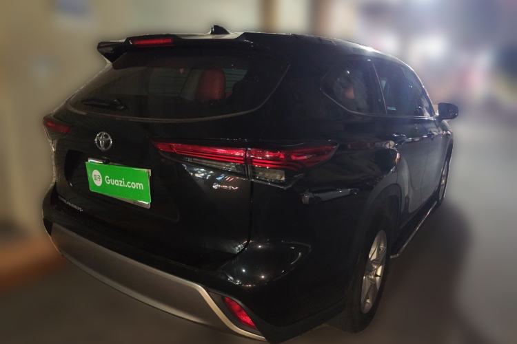 Used Toyota Highlander 2024 2.5L Smart Electric Hybrid Dual-Motor Two-Wheel-Drive Elite Edition 5 Seats Rear Right 45 Deg