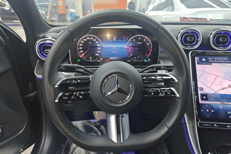 Used Mercedes-Benz C-Class 2023 Restyled C 260 L Night Edition Sports Version Steering Wheel