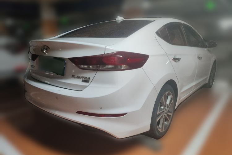 Used Hyundai Elantra (6th Generation / Lingdong) 2016 1.6L Automatic ZhiXuan – Elite Version Rear Right 45 Deg