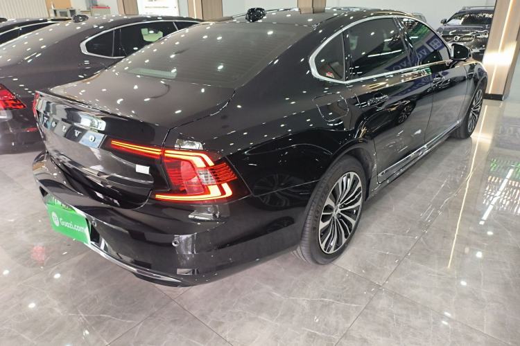 Used Volvo S90 New Energy 2024 Plug-in Hybrid Four-Wheel Drive Long-Range Zhiyi Luxury Edition Rear Right 45 Deg