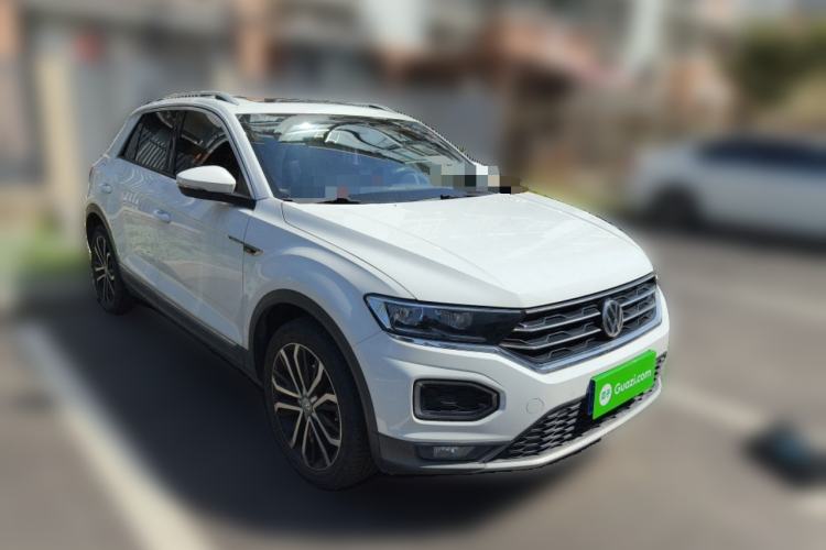 Used Volkswagen T-ROC 2019 280TSI DSG Two-Wheel-Drive Luxury Model China VI Standard Front Right 45 Deg
