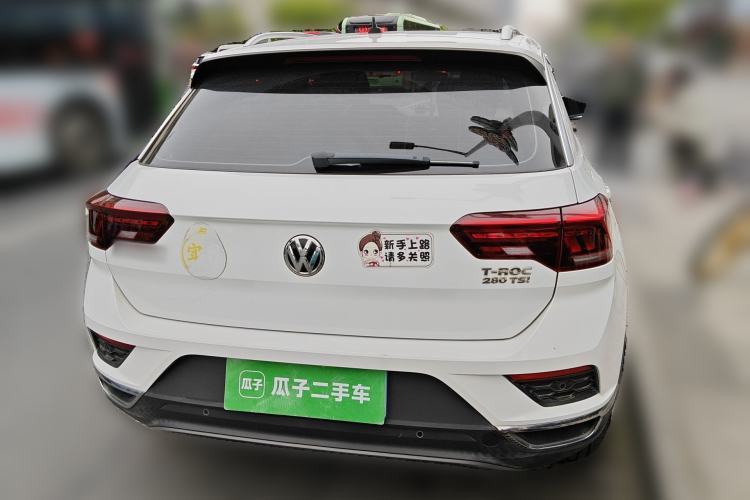 Used Volkswagen T-ROC 2019 280TSI DSG Two-Wheel-Drive Luxury Version China V Emission Standard Rear