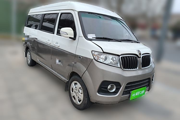 Used Jinbei New Hiace X30L 2021 1.5L Wealth Edition Bus Non-Air-Conditioned China VI Standard SWC15M Front Right 45 Deg