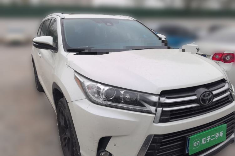 Used Toyota Highlander 2018 2.0T Four-Wheel Drive Prestige Version 7 Seats China V Emission Standard Front Right 45 Deg