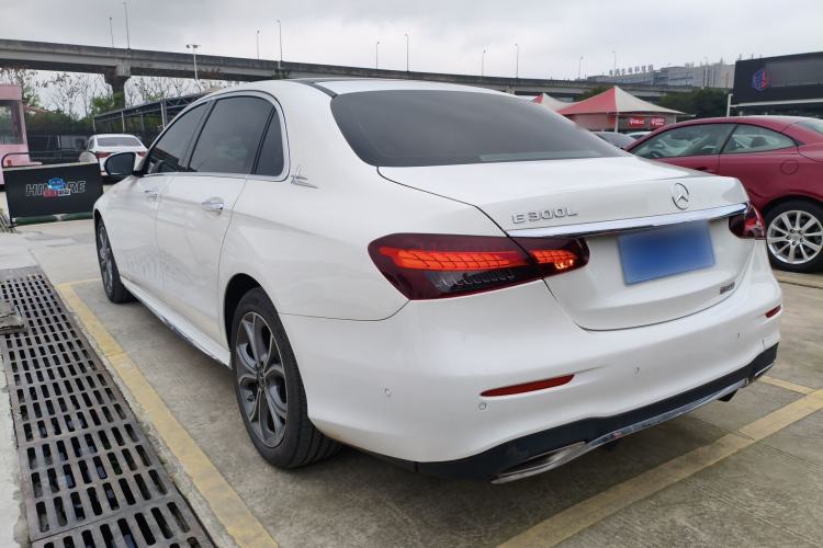 Used Mercedes-Benz E-Class 2021 E 300 L Sporty and Stylish Model Rear Left 45 Deg