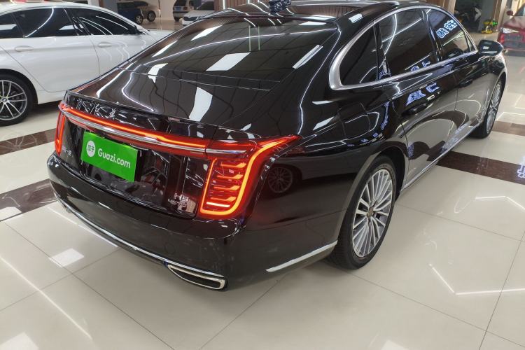 Used Hongqi H9 2020 2.0T Smart Connect Flagship Edition Rear Right 45 Deg