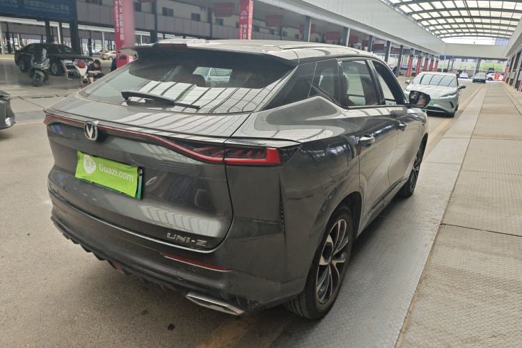 Used CHANGAN UNI-Z New Energy 2024 Blue Whale Smart Electric iDD 125km Beyond Edition Rear Right 45 Deg