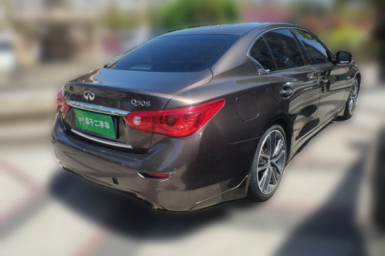 Used Infiniti Q50 2014 3.5L Hybrid Flagship Edition Rear Right 45 Deg