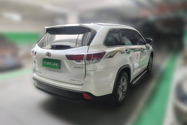 Used Toyota Highlander 2017 2.0T Four-Wheel Drive Luxury Navigation Version 7 Seats Rear Right 45 Deg