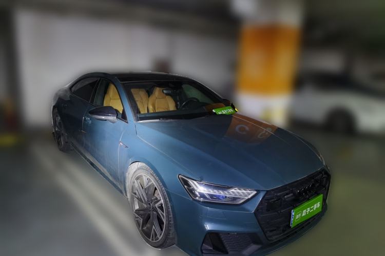 Used Audi A7L 2022 55 TFSI quattro S-line Edition One First Edition Front Right 45 Deg