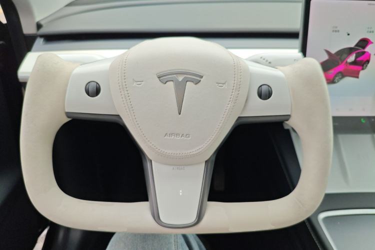 Used Tesla Model Y 2021 Standard Range Rear-Wheel Drive Version Steering Wheel