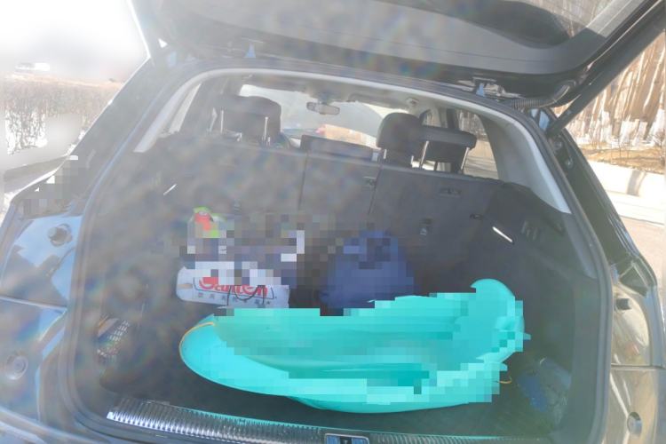 Used Audi Q5L 2022 40T Fashionable and Dynamic Model Trunk