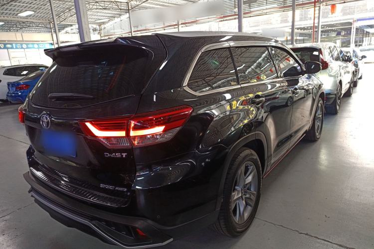 Used Toyota Highlander 2018 2.0T Four-Wheel Drive Luxury Version 7 Seats China VI Standard Rear Right 45 Deg