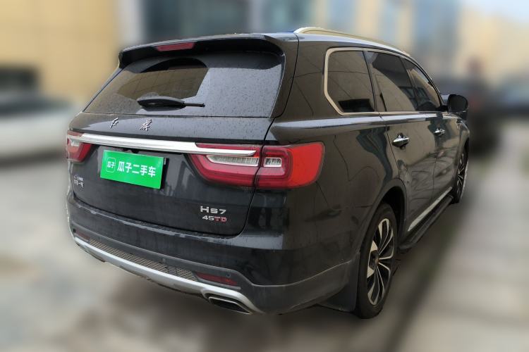 Used Hongqi HS7 2022 2.0T DCT Two-Wheel Drive Smart Connect Flagship Edition Seven Seats Rear Right 45 Deg