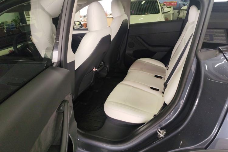 Used Tesla Model Y 2022 Performance High-Performance All-Wheel-Drive Version Left Rear Seat