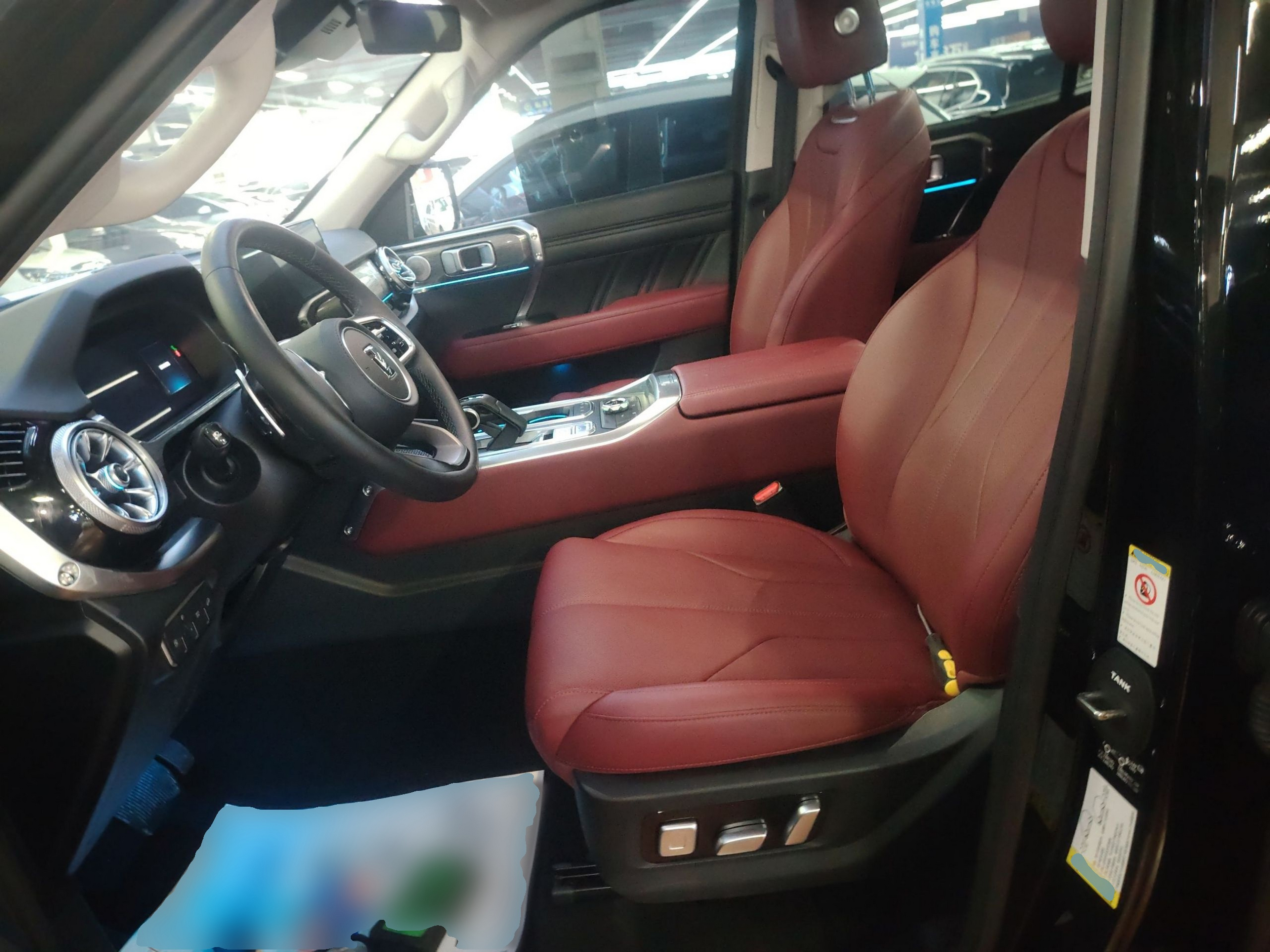 Avant de la voiture