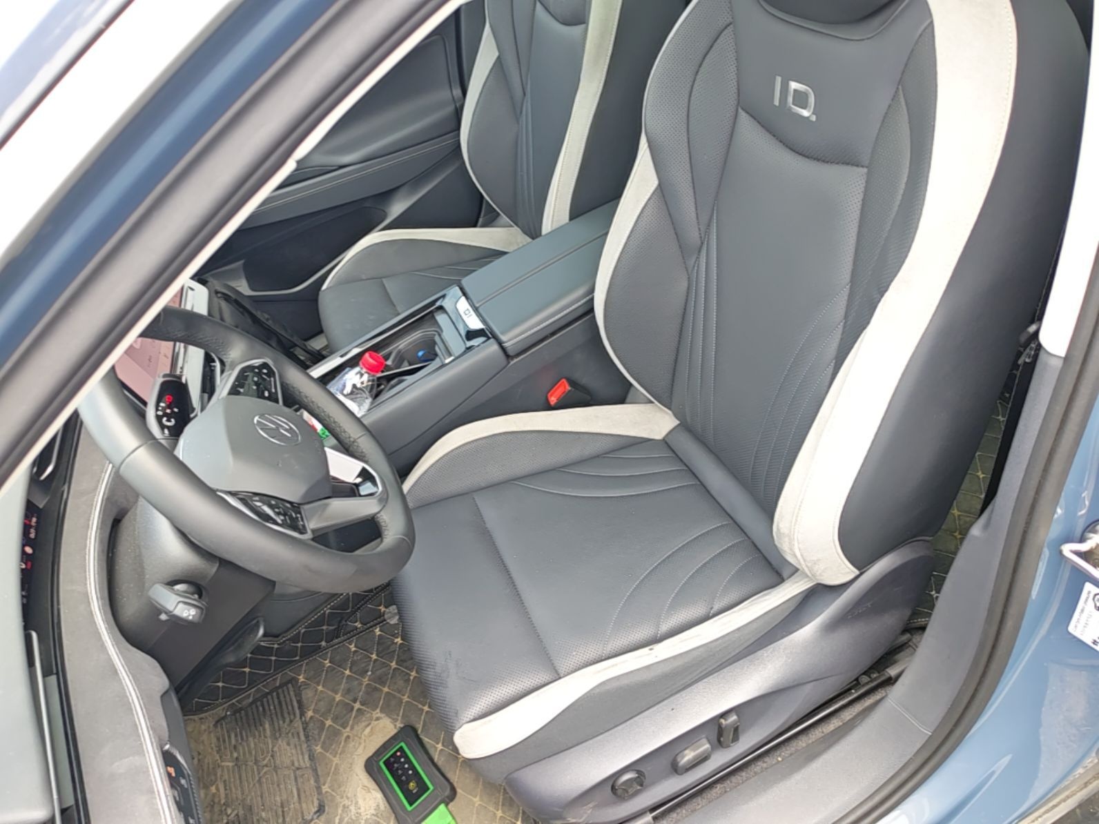 Vordere Reihe im Auto