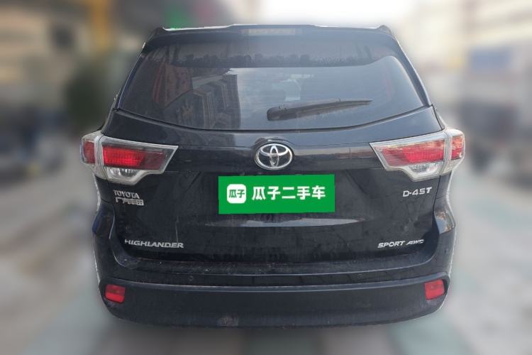 Used Toyota Highlander 2015 2.0T Four-Wheel Drive Luxury Edition 7-Seater Rear