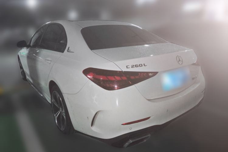 Used Mercedes-Benz C-Class 2022 C 260 L Obsidian Night Sport Edition Rear Left 45 Deg