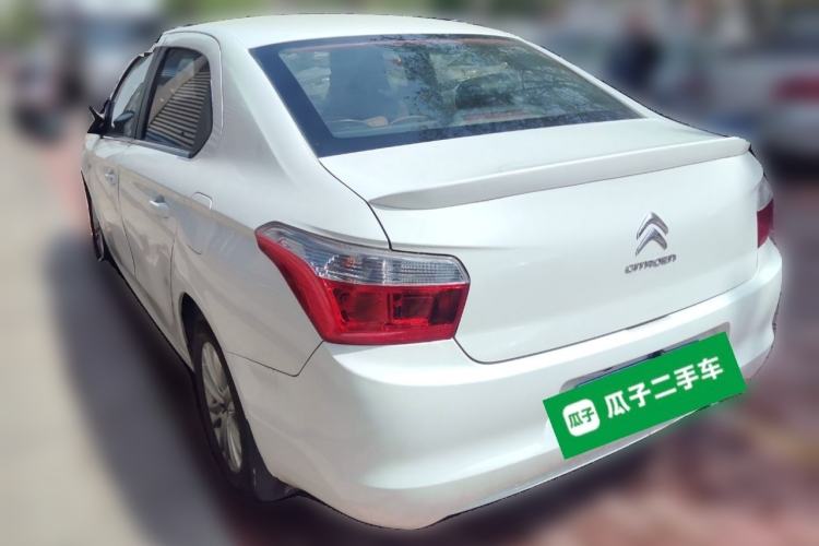 Used Citroen Elysee 2015 Zhishang Edition 1.6L Manual Fashion Model Rear Left 45 Deg