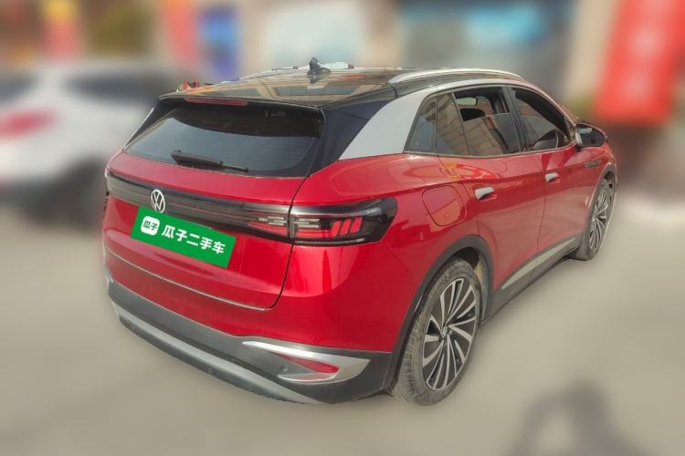 Used Volkswagen ID.4 X 2021 Pro Smart Long-Range Edition Rear Right 45 Deg