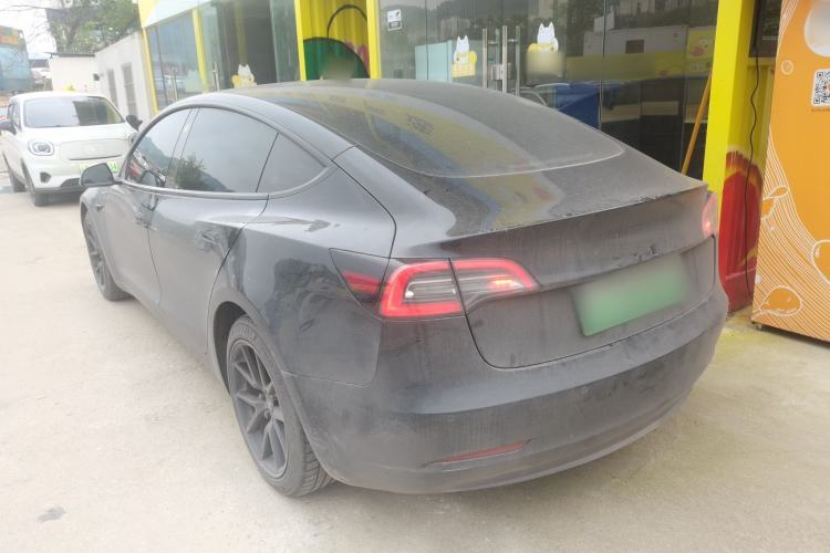 Used Tesla Model 3 2021 Standard Range Rear-Wheel Drive Upgraded Version 3D6 Rear Left 45 Deg