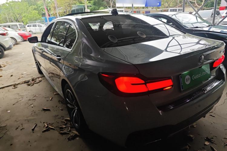 Used BMW 5 Series 2022 525Li M Sport Package Rear Left 45 Deg