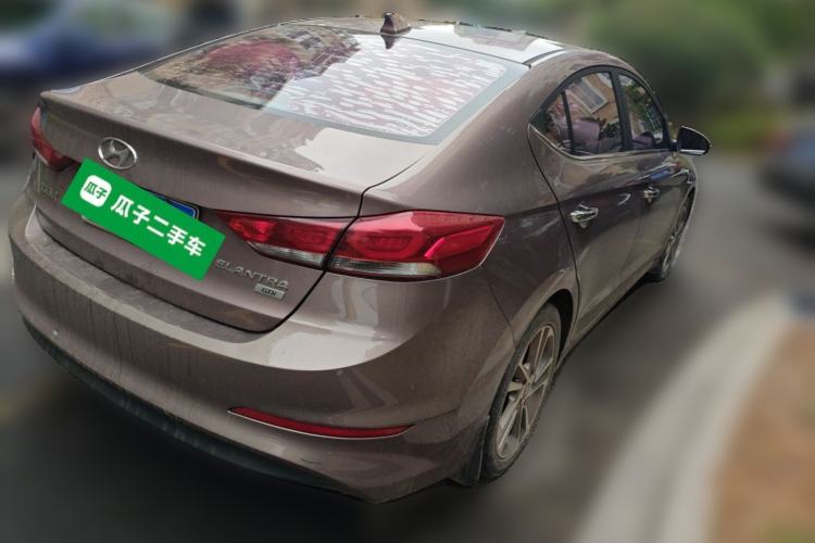 Used Hyundai Elantra (6th Generation / Lingdong) 2016 1.6L Automatic ZhiXuan · Luxury Version Rear Right 45 Deg