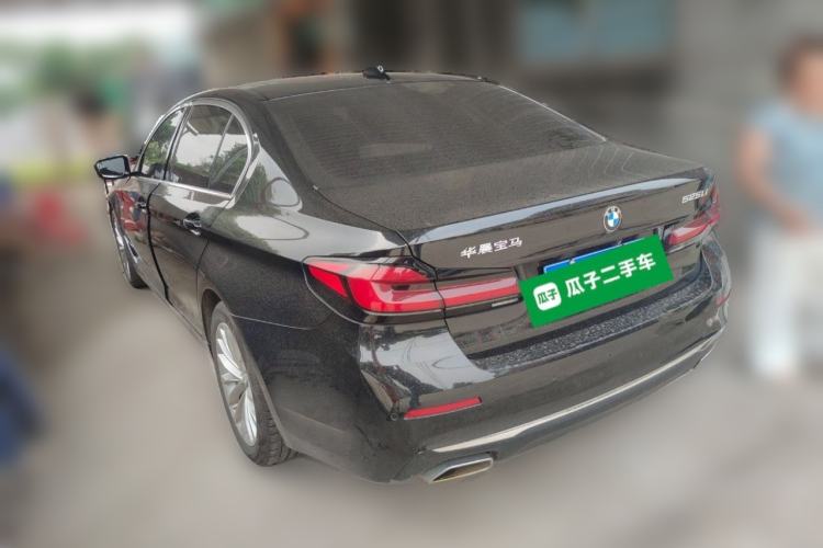 Used BMW 5 Series 2021 Updated Version 525Li Luxury Package Rear Left 45 Deg