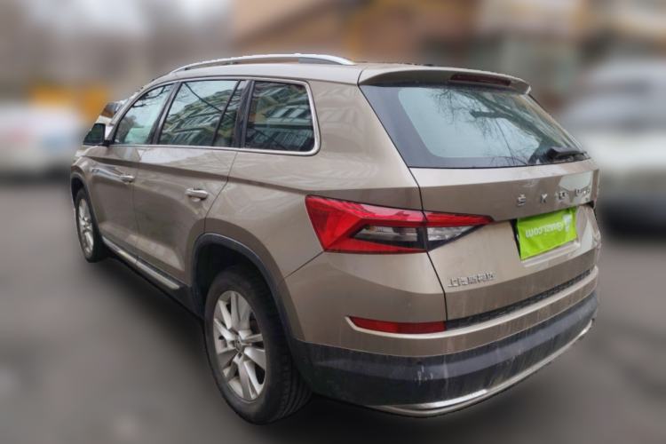 Used Skoda Kodiaq 2019 Facelifted TSI330 5-Seater Two-Wheel-Drive Luxury Enjoyment Edition China VI Standard Rear Left 45 Deg